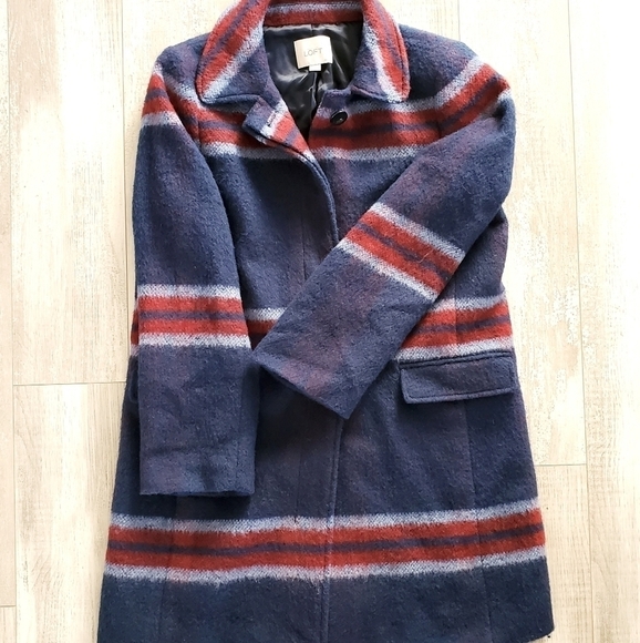 𝅺NWOT, LOFT Wool Blend Coat - Picture 1 of 5